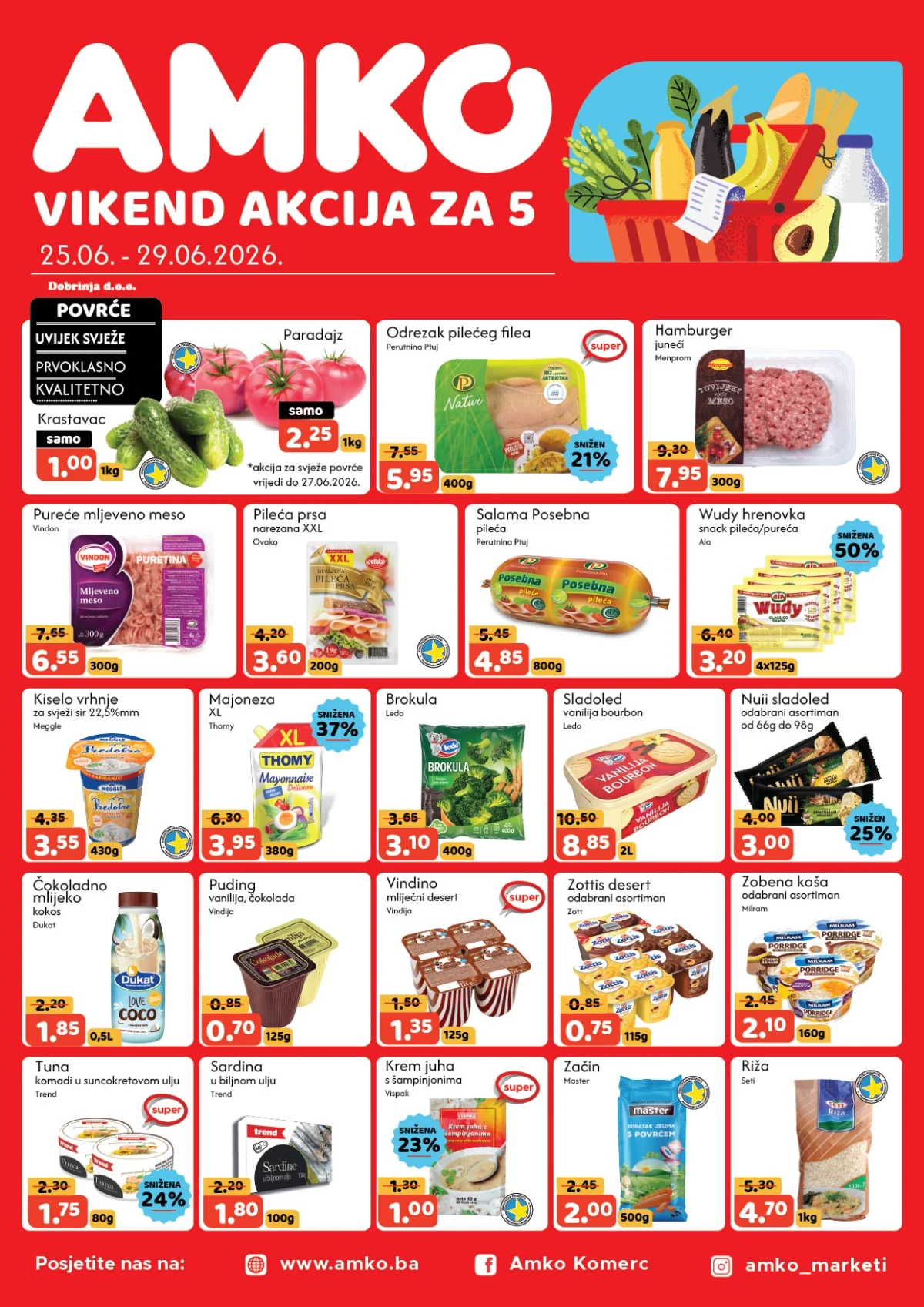 AMKO vikend akcija do 50% popusta od 25. do 29.06.2026.