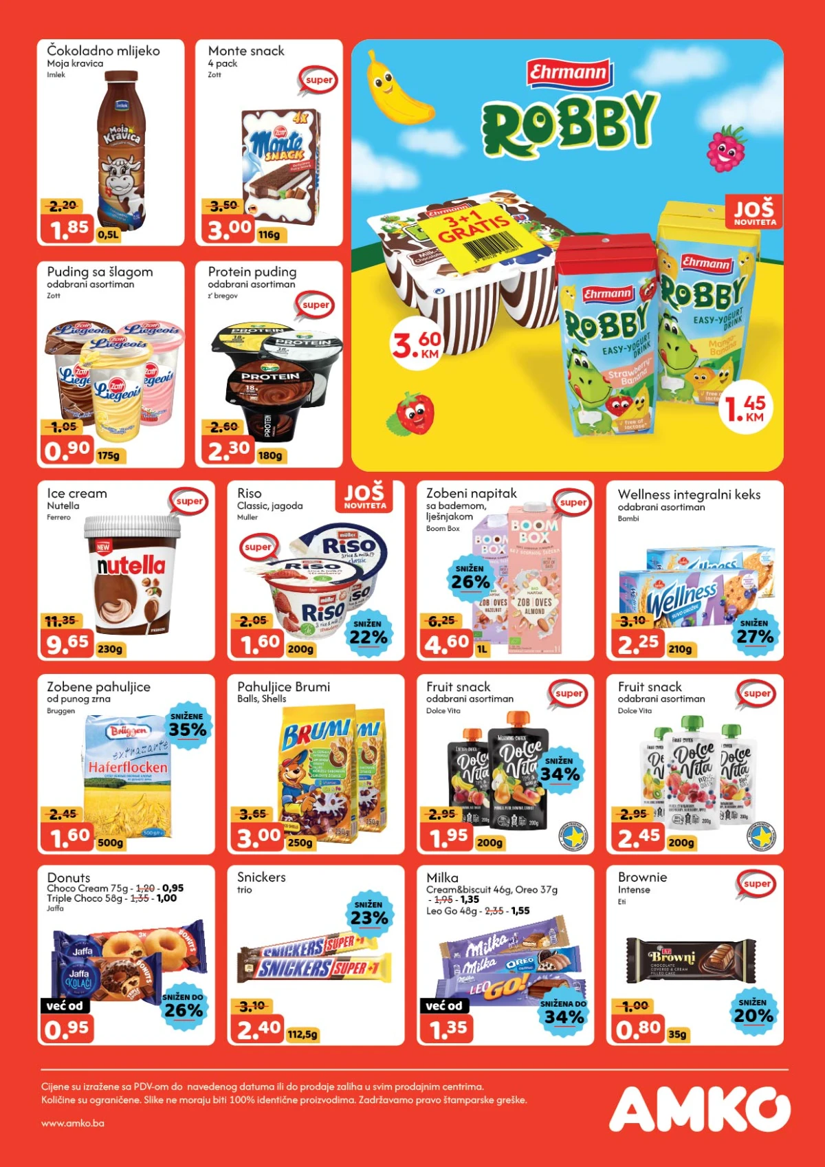 AMKO katalog maj 2026 – Nutella sladoled Dorina i wellness keksi