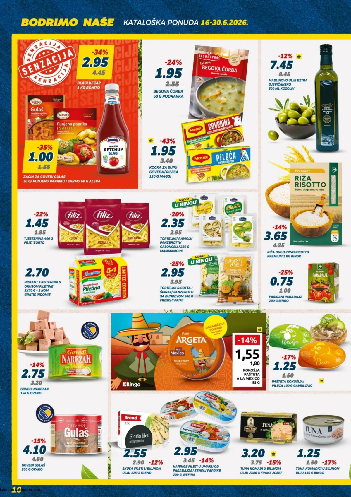 Bingo katalog strana 10 slatki program i grickalice