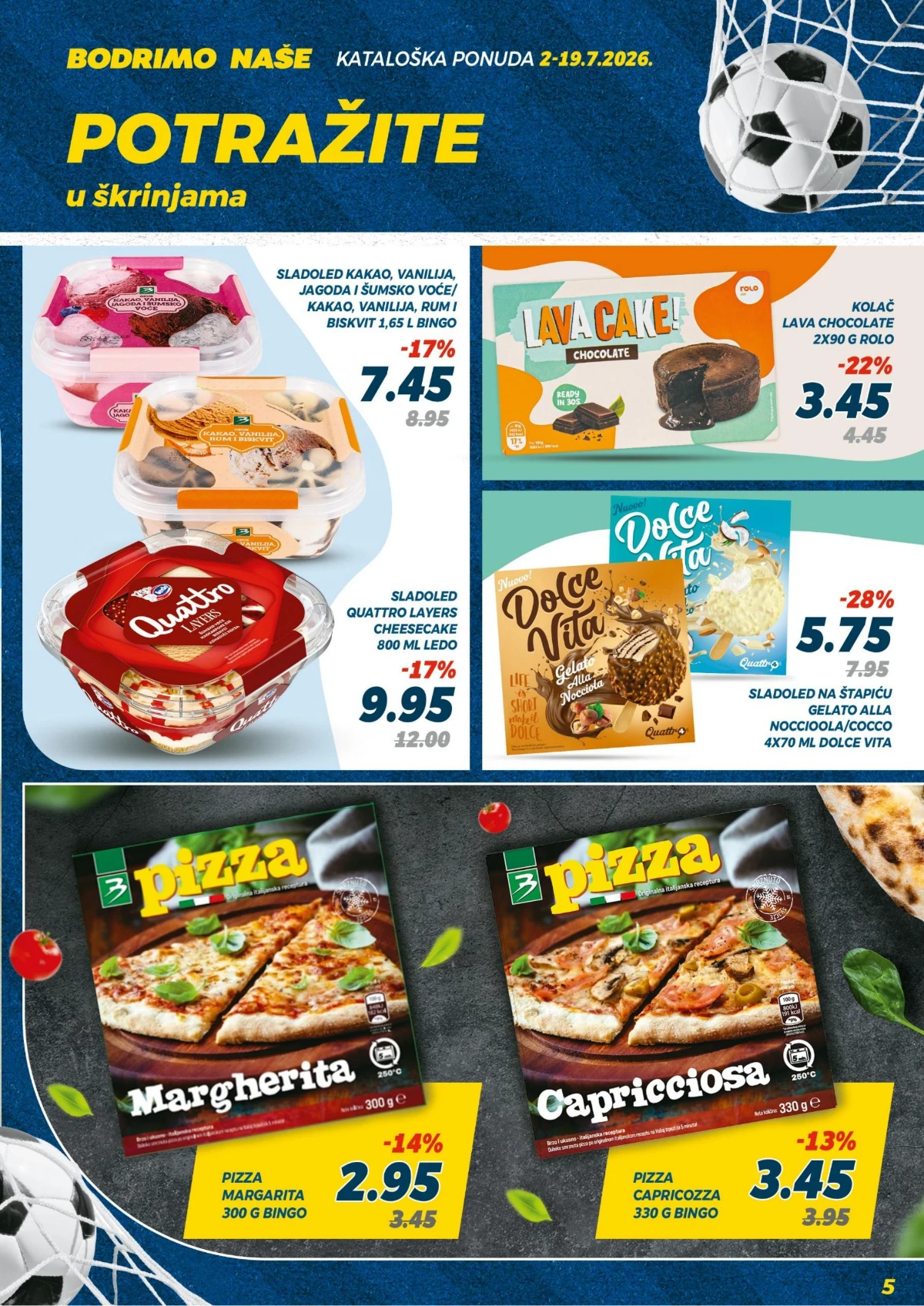 Bingo katalog sladoledi i zamrznuti proizvodi