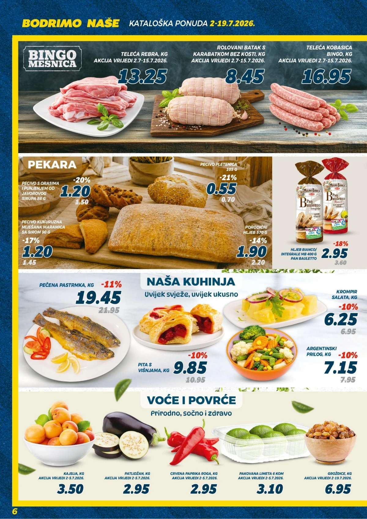 Bingo katalog mesnica, pekara i svježe voće i povrće