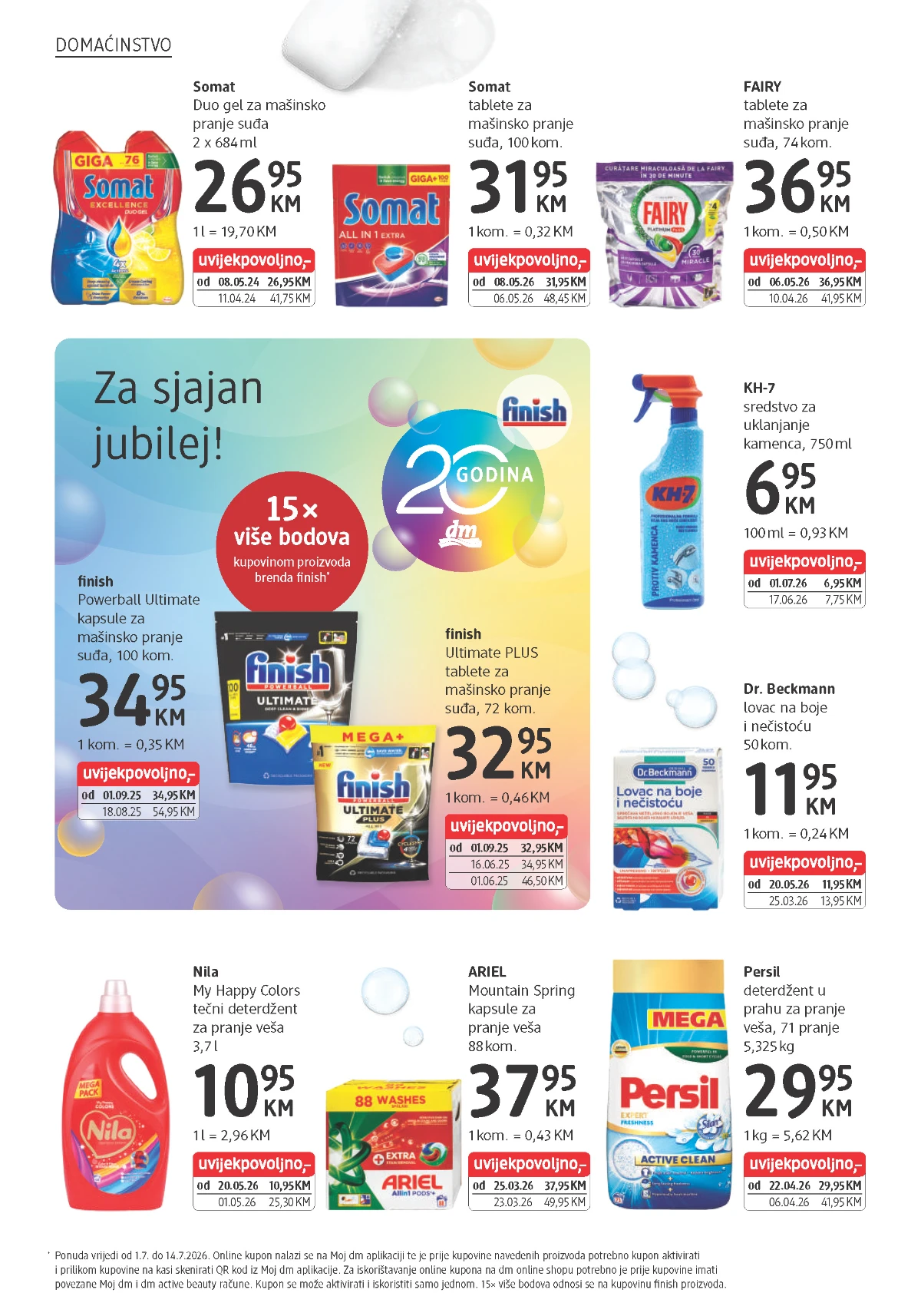 dm katalog juli 2026 - pogodnosti i pokloni uz kupovinu