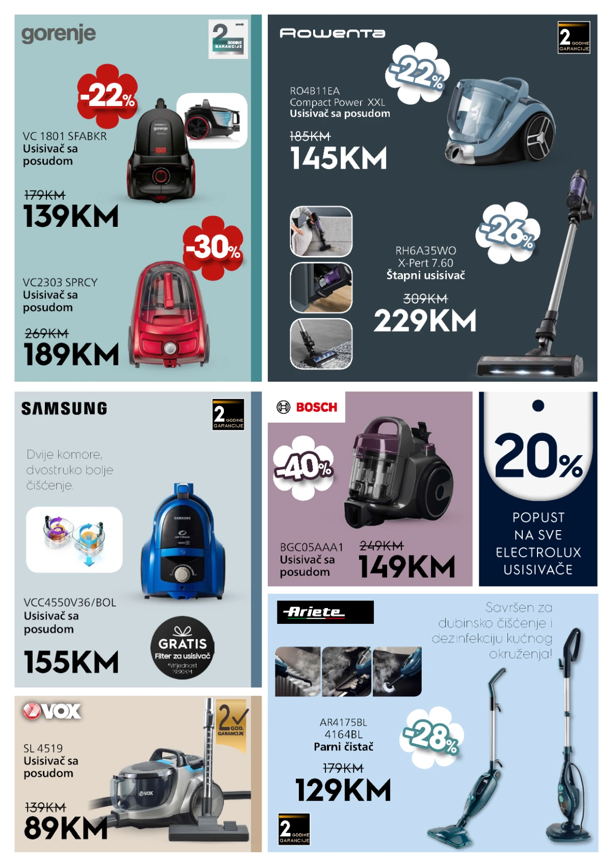 DOMOD katalog strana 7 mali kućanski aparati akcija