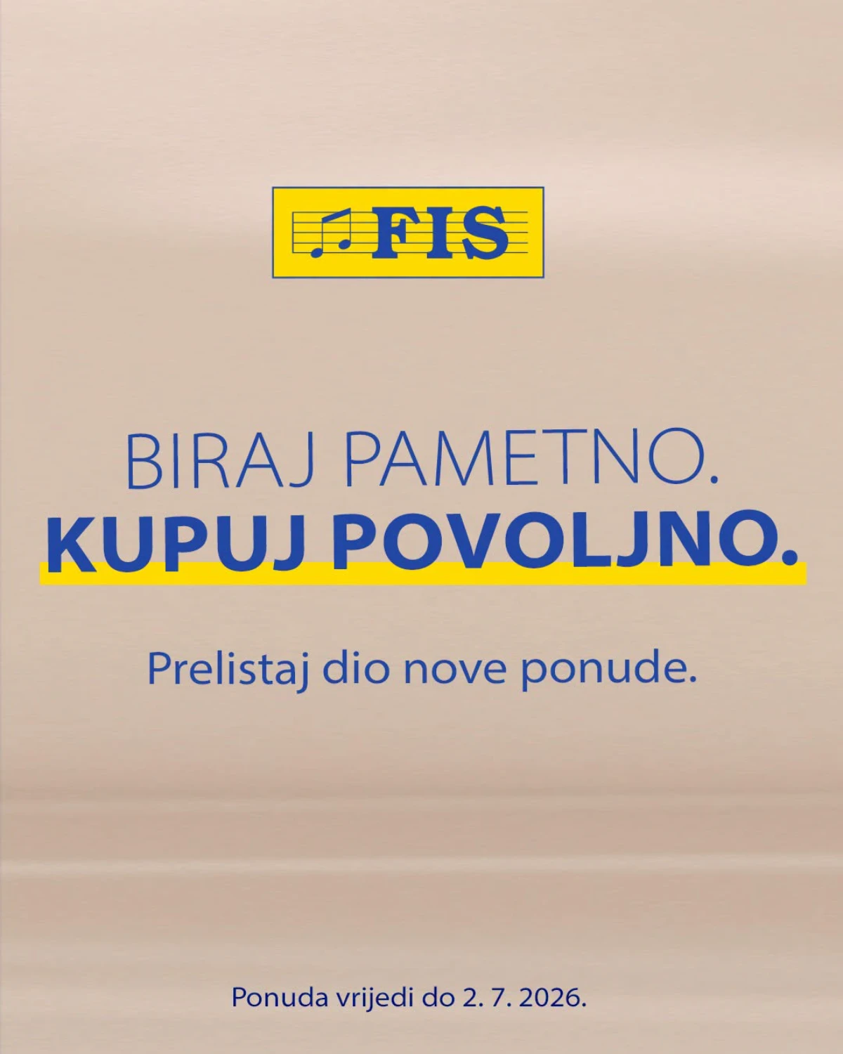 FIS akcija do 17% popusta – nova ponuda tehnike i kućanskih uređaja važi do 02.07.2026