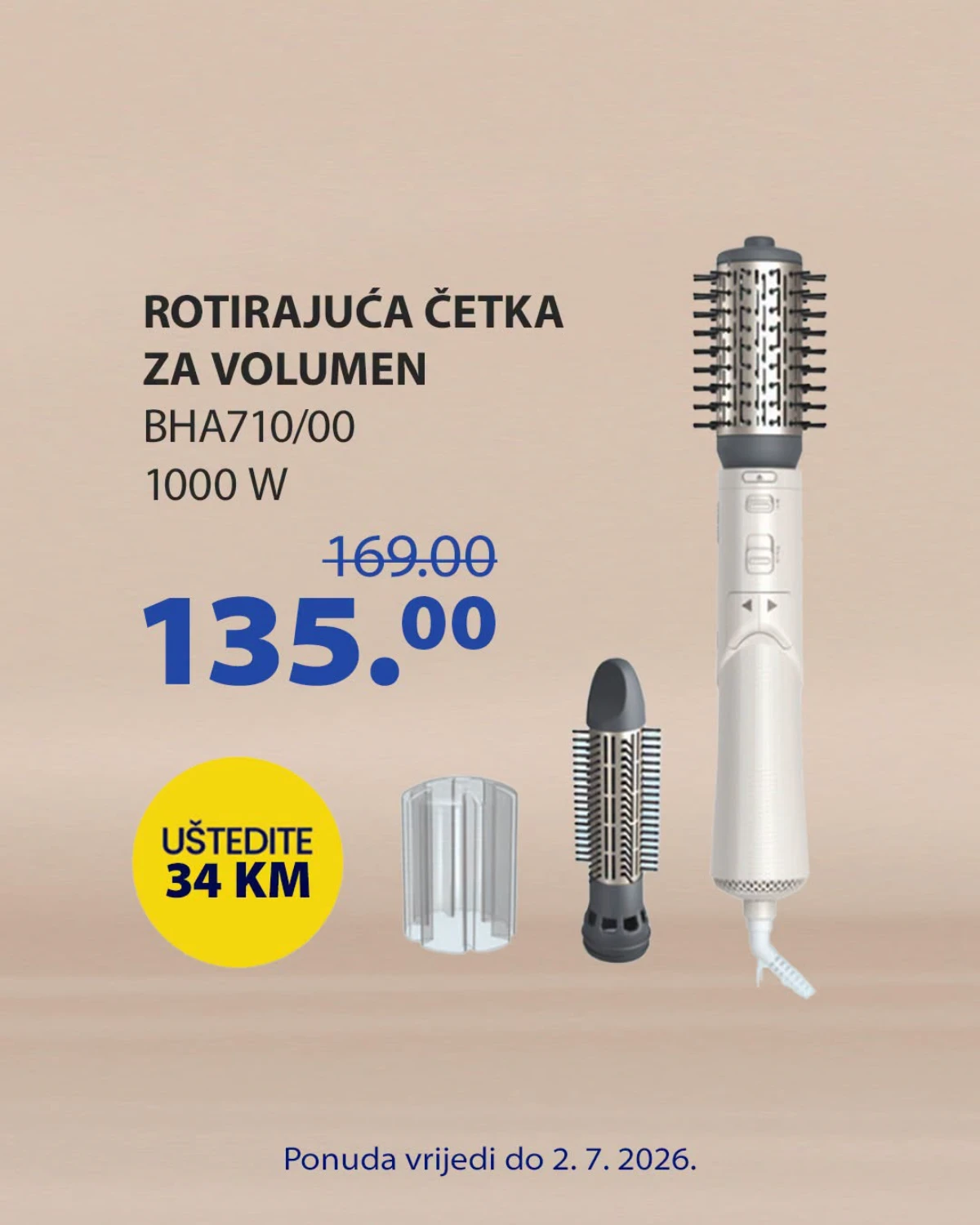 FIS akcija – rotirajuća četka za volumen Philips na sniženju