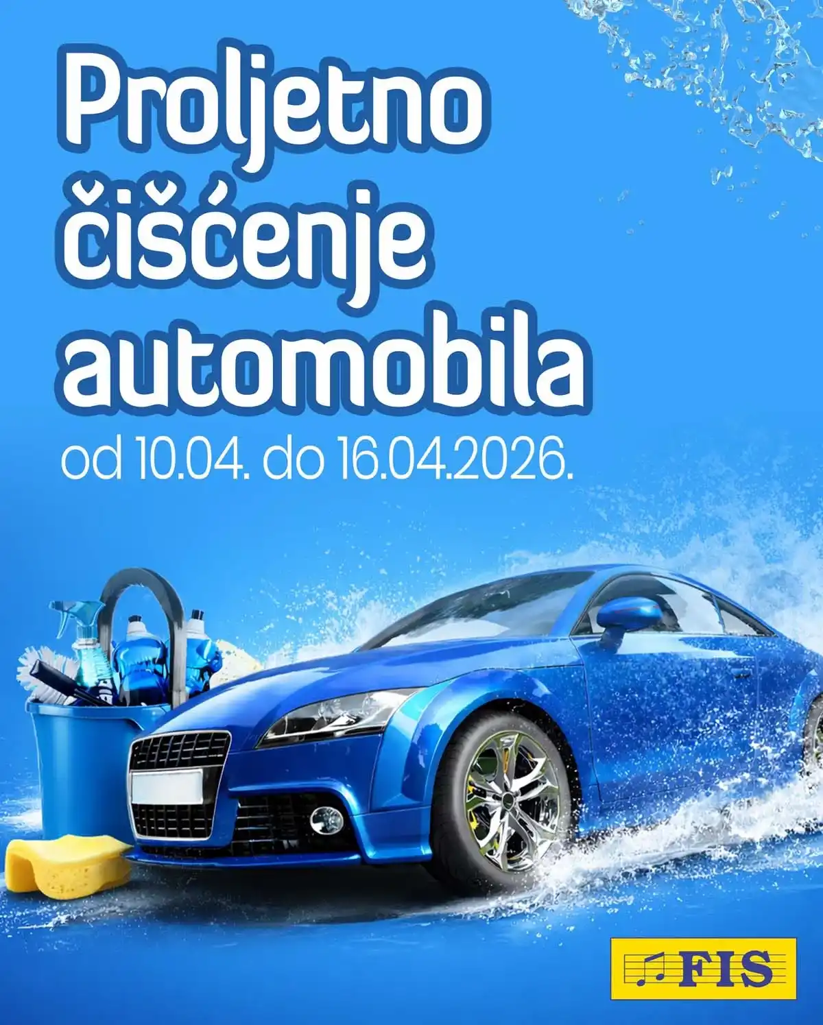 FIS akcija sniženja do 20 posto proizvodi za čišćenje automobila katalog april 2026