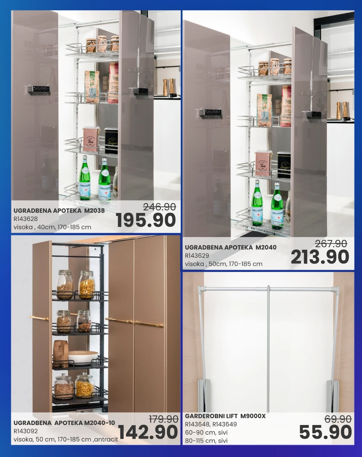 FIS akcija – kuhinjske apoteke i garderobni lift na sniženju