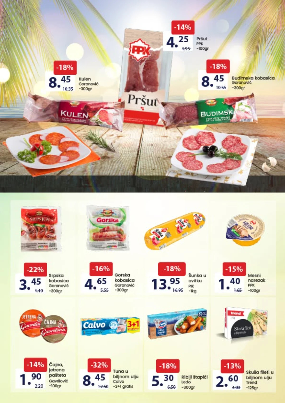 FIS kulen, kobasice i riblji proizvodi na akciji