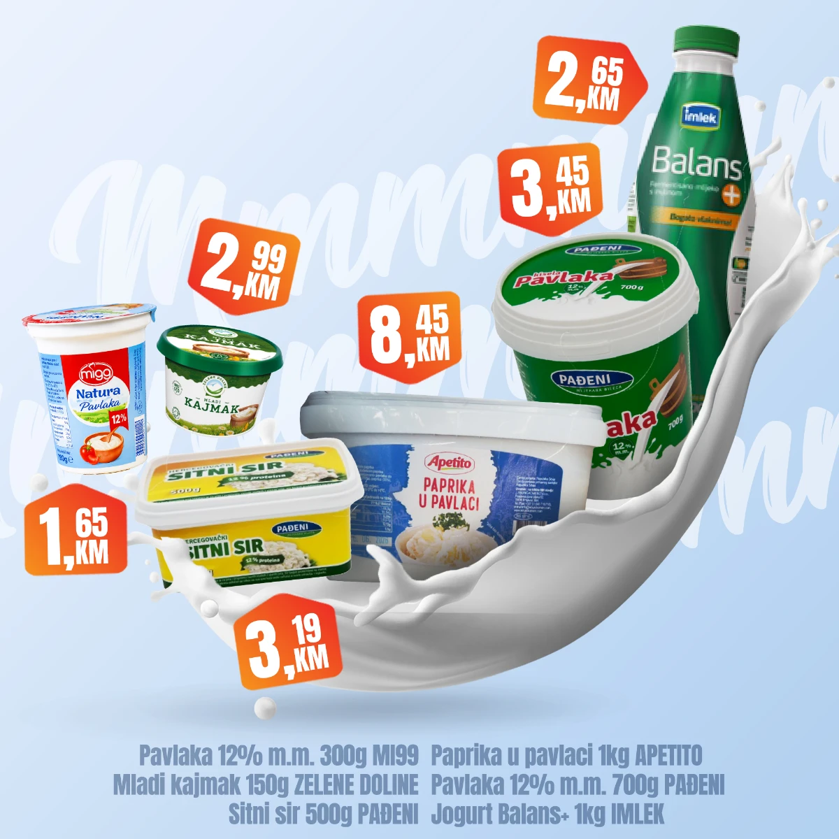 Fortuna Market vikend akcija strana 5 mliječni proizvodi i sirevi na akciji