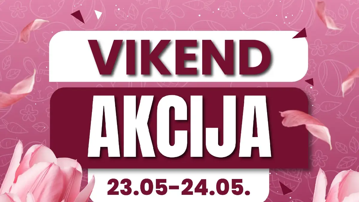 Fortuna Market vikend akcija 23–24.05.2026 – sniženja na meso, voće, povrće i prehrambene proizvode do 45%