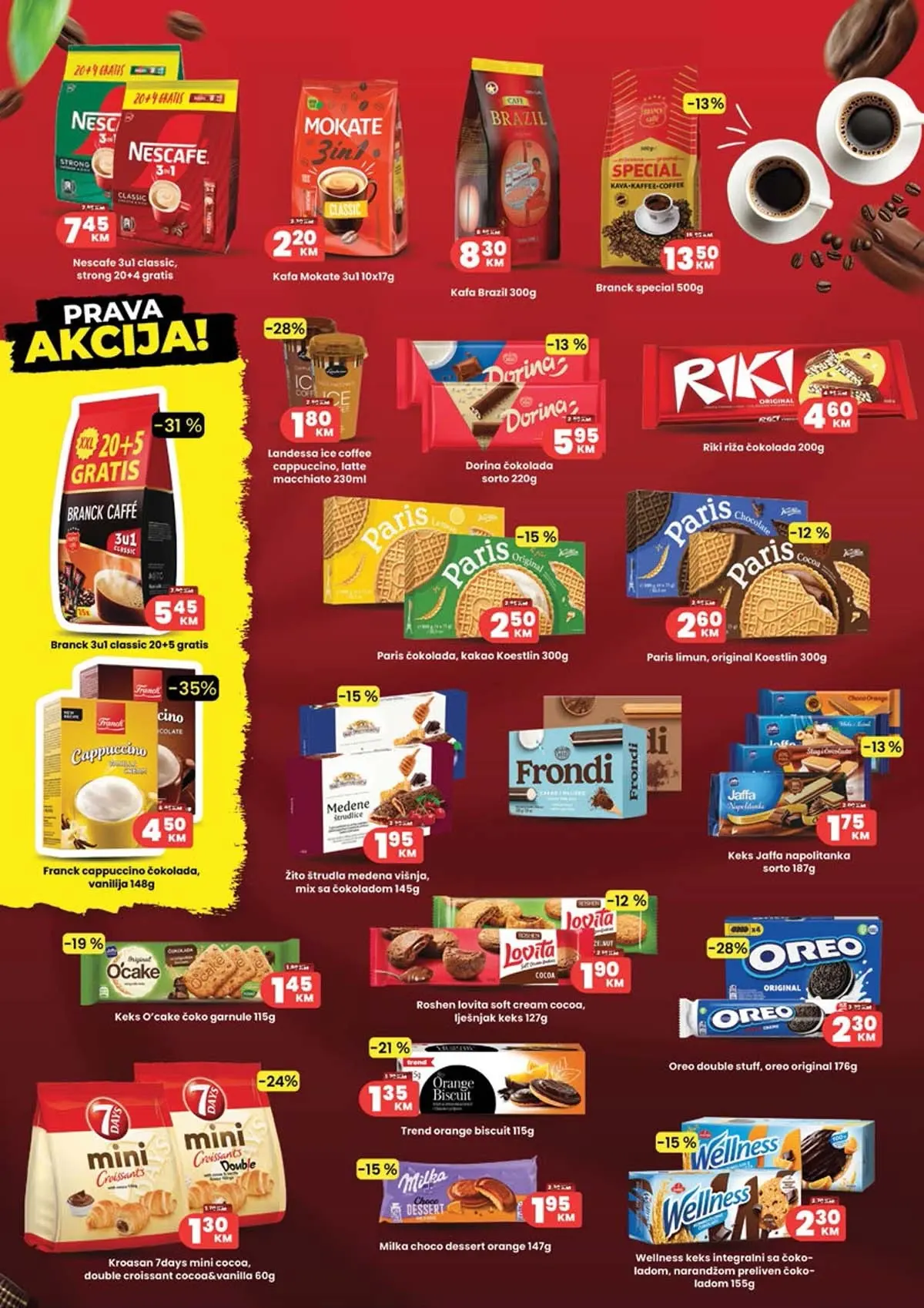 Hass Komerc akcija do 15.04.2026 katalog sniženja prehrane i kućnih proizvoda