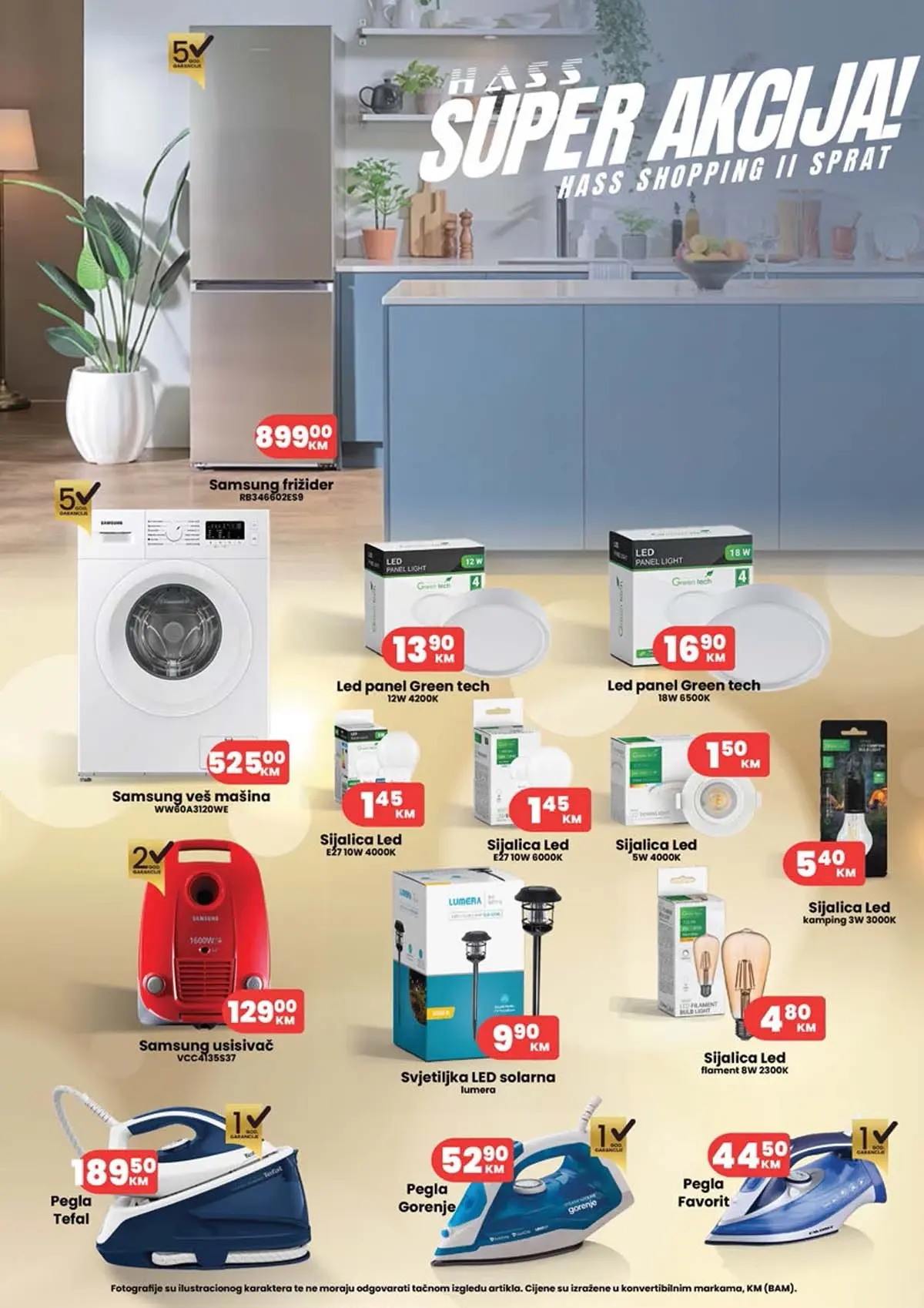 Hass Komerc akcija do 15.04.2026 katalog sniženja prehrane i kućnih proizvoda