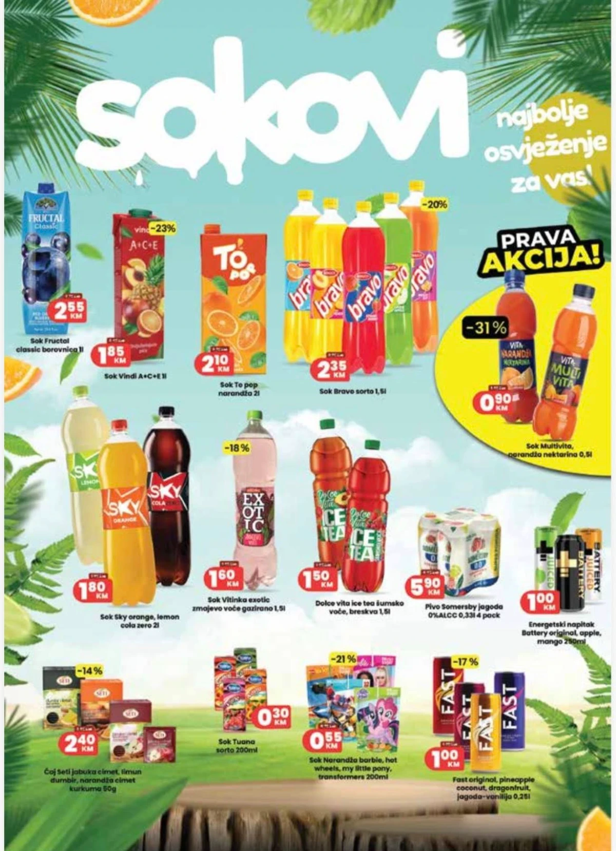 HASS sokovi i osvježenje katalog maj 2026