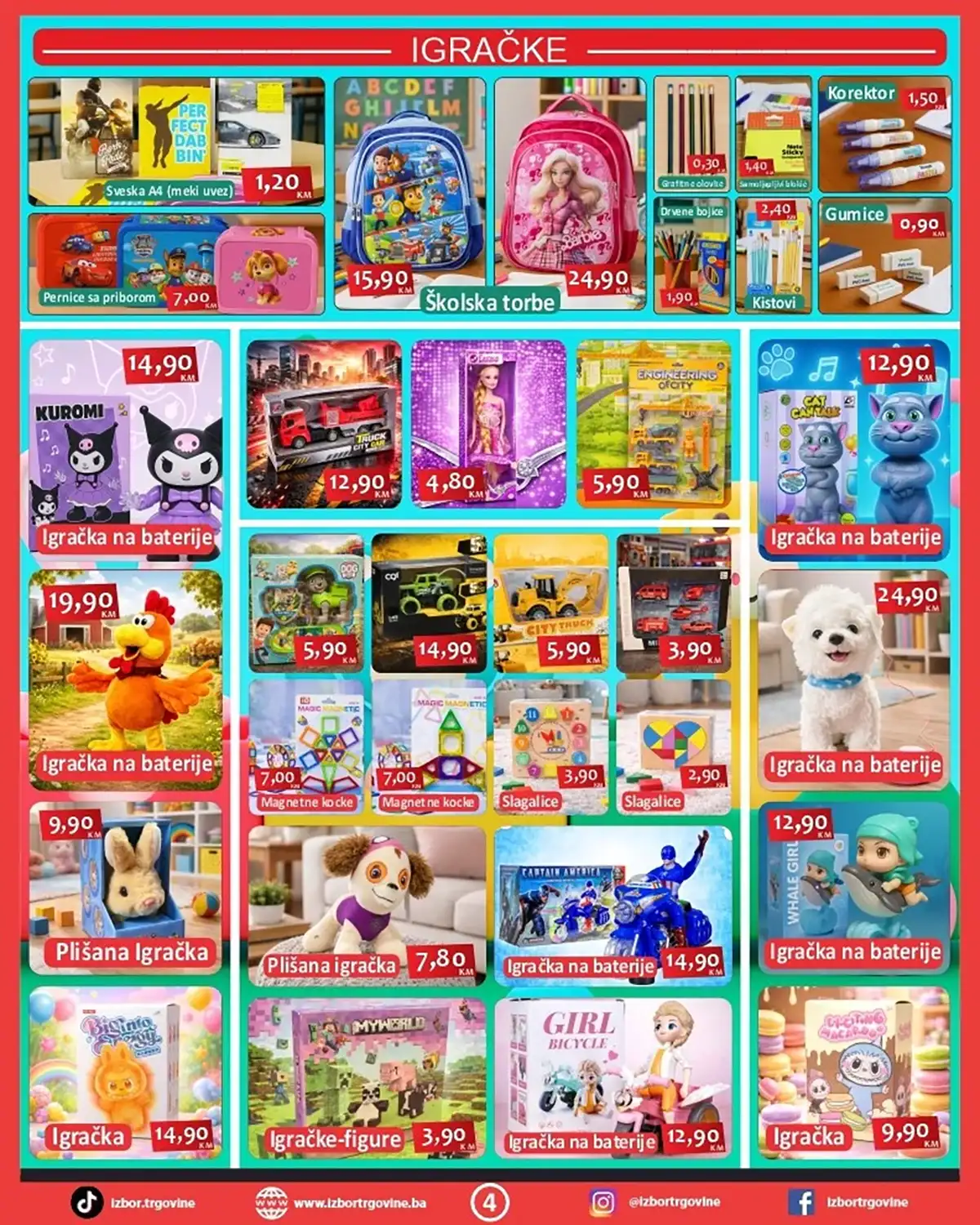 Izbor Trgovine akcija – kućni proizvodi i garderoba na sniženju do 17. aprila 2026 (strana 4)