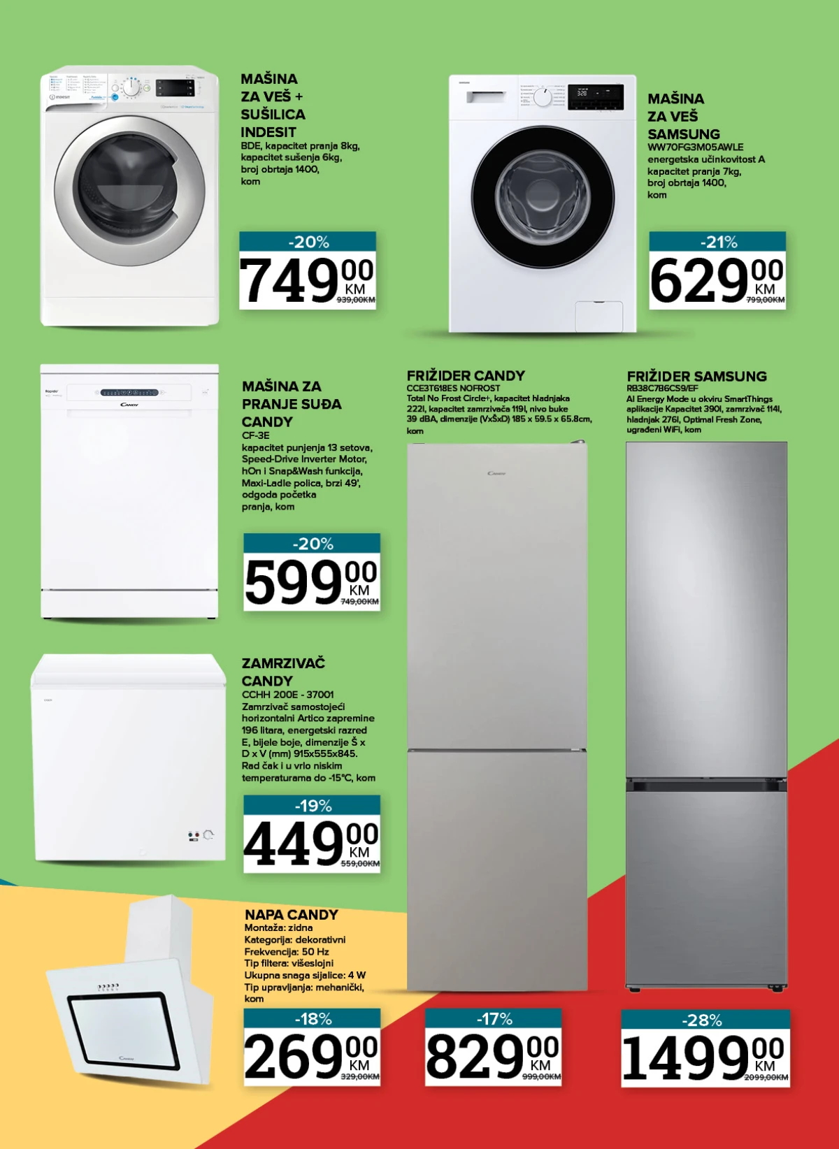 Konzum i Mercator katalog Sve za vaš dom – ventilatori, pegle, aparati za kafu i kućanski uređaji | Strana 9