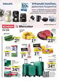 Konzum i Mercator katalog sniženja do 48% Konzum i Mercator akcija katalog sniženja do 48%
