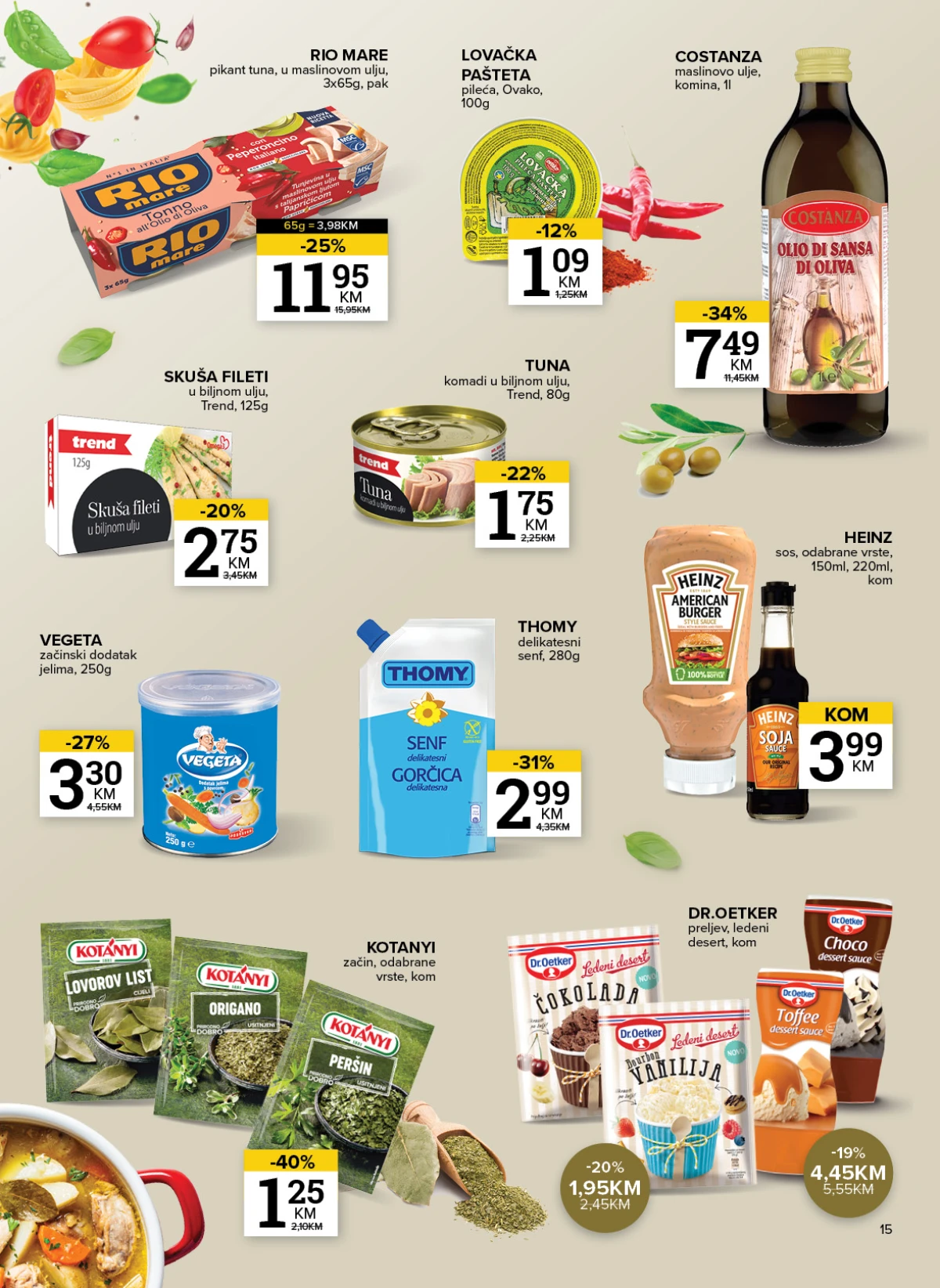 Konzum i Mercator katalog akcijskih ponuda do 27.07.2026. – stranica 15