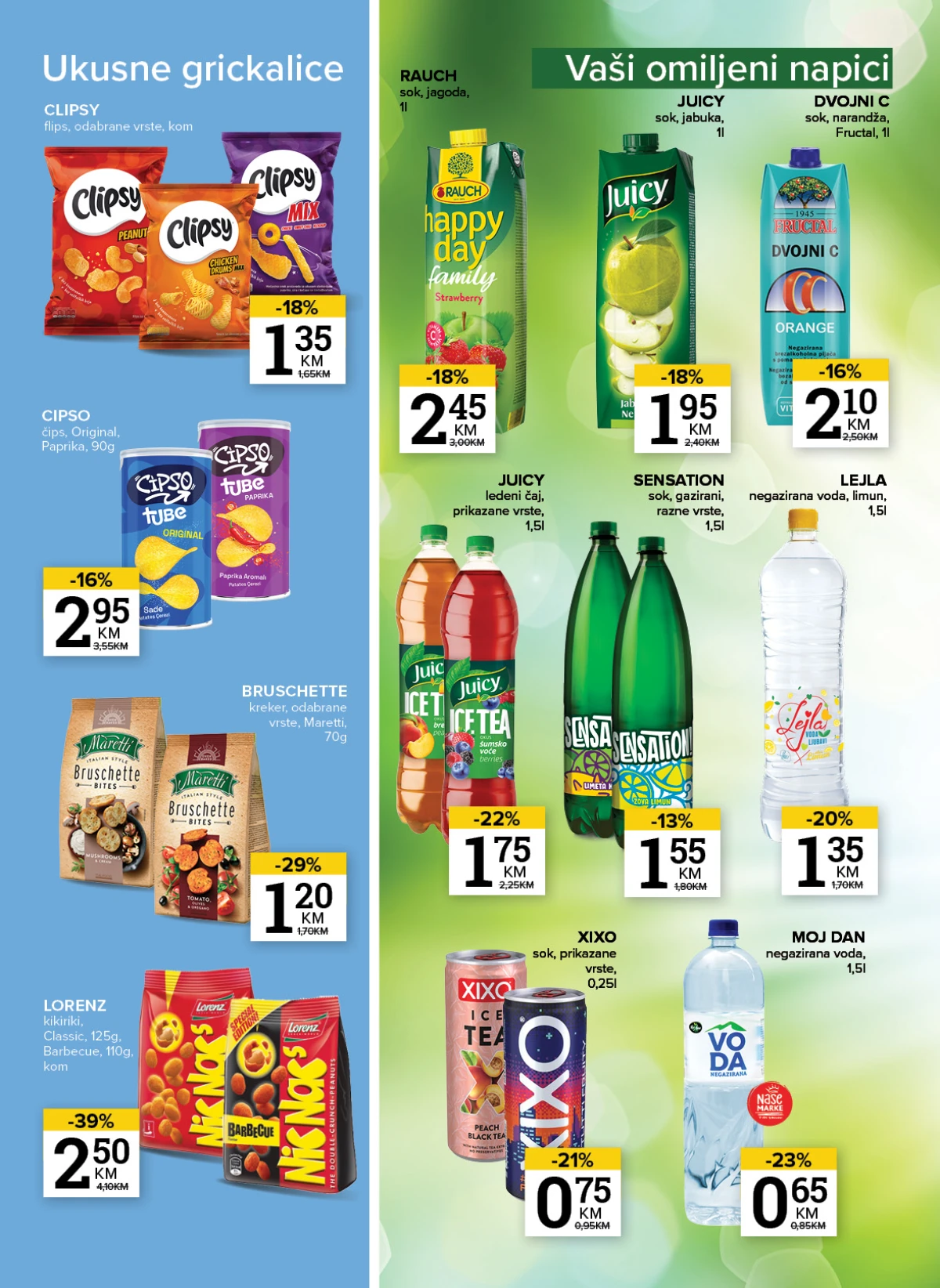Konzum i Mercator katalog - pivo, vino i alkoholna pića na sniženju