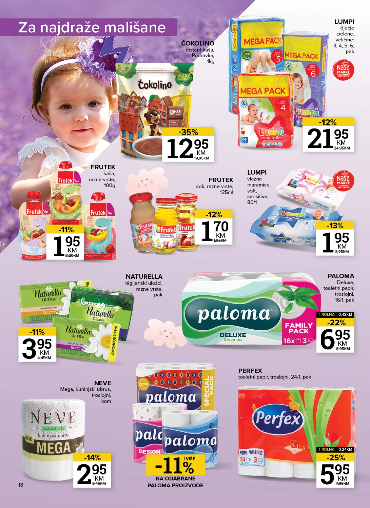 Konzum i Mercator katalog - deterdženti, omekšivači i sredstva za čišćenje