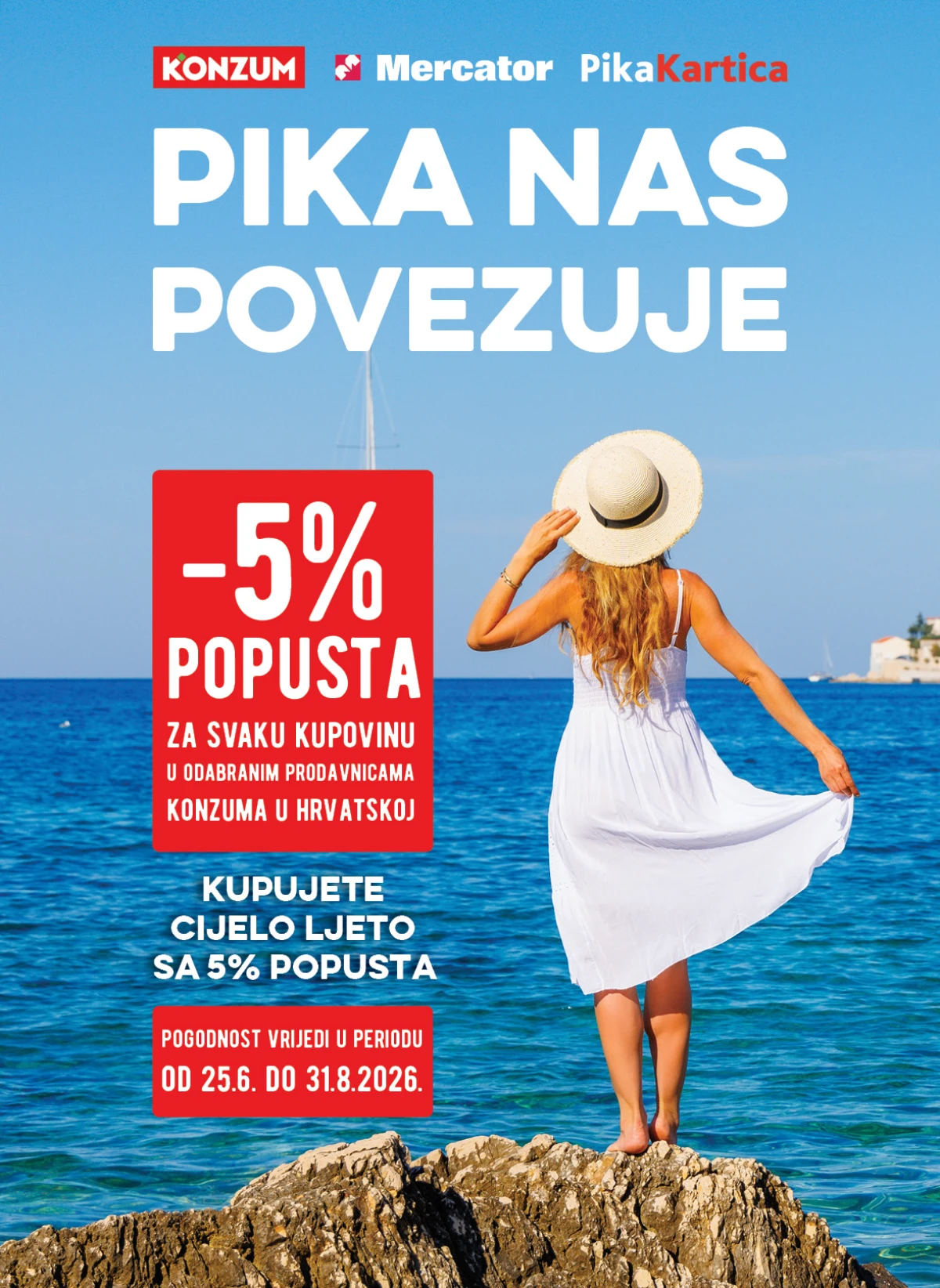 Konzum i Mercator katalog - Pika Kartica ljetna pogodnost u Hrvatskoj