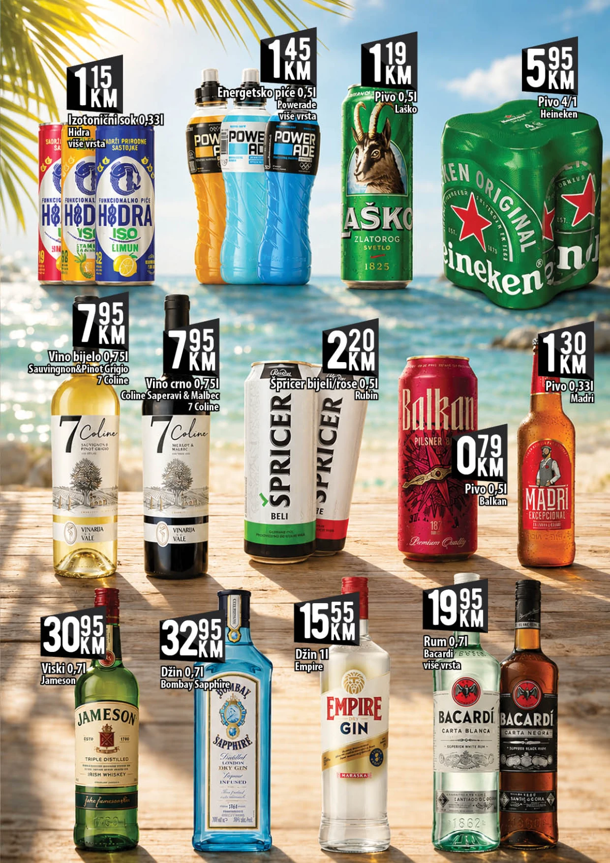 Kort akcija – banane, paradajz i mladi krompir po nižim cijenama