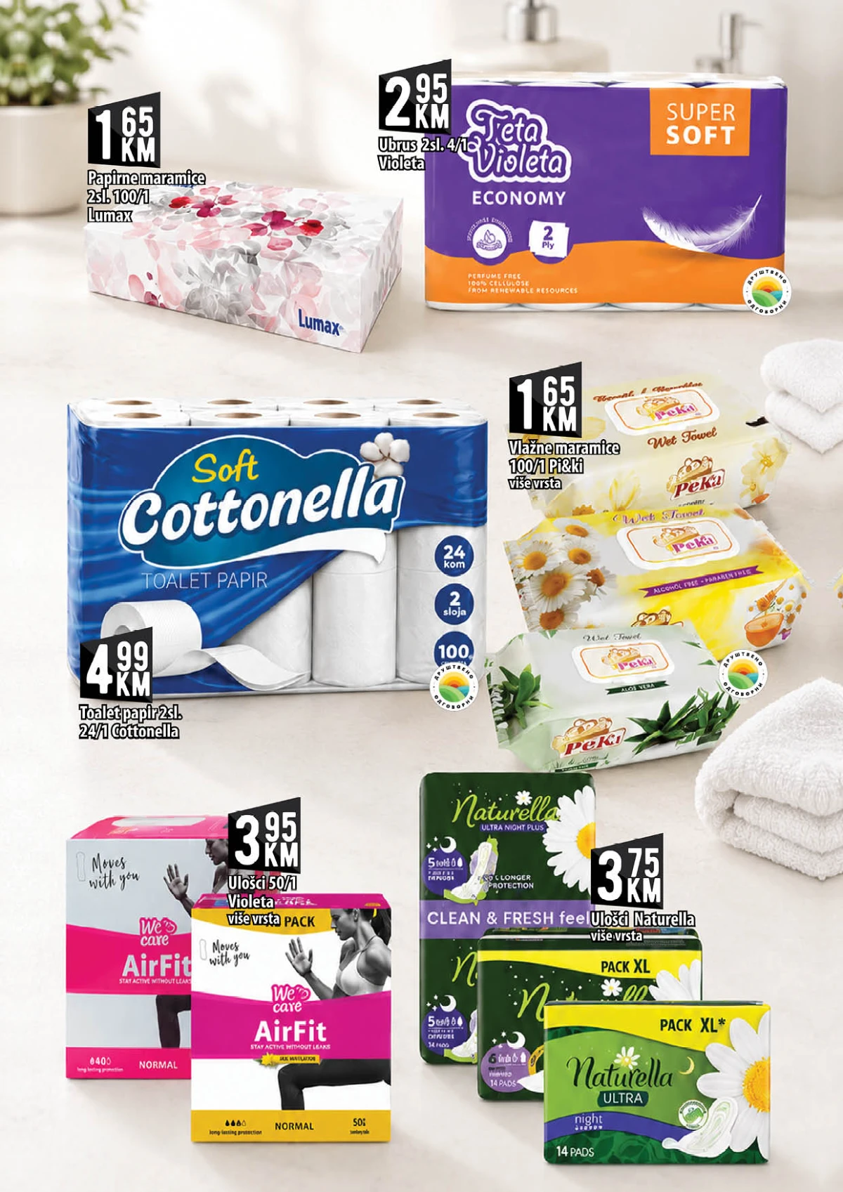 Kort katalog – posteljina, peškiri i kućni tekstil po akcijskim cijenama