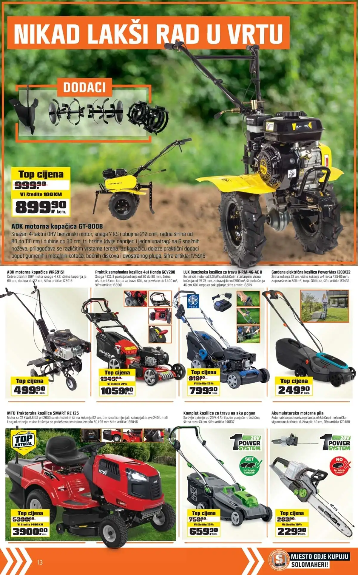 OBI Solomaheri mogu sve strana 13 – oprema i dodatci na akciji BiH