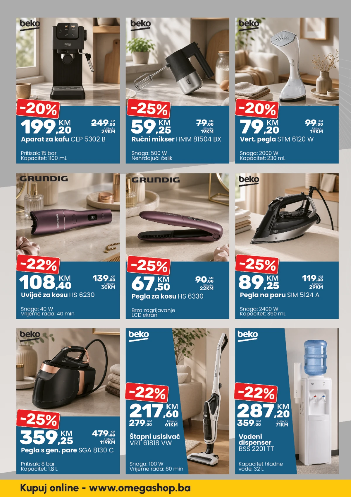 Omega Shop mali kućanski aparati
