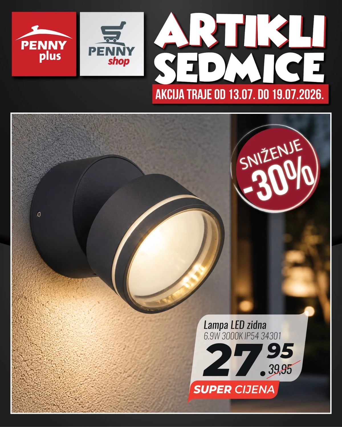 Penny Plus trstika za ogradu C016S na akciji do 20% popusta