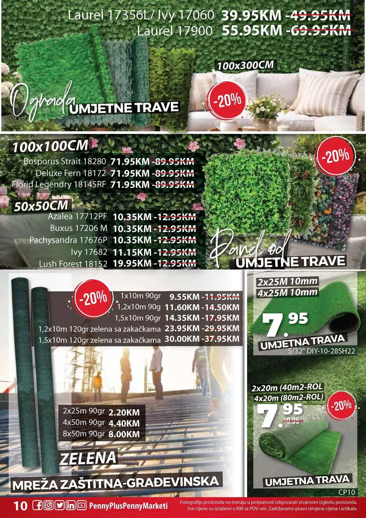 Penny Plus katalog Vaš izbor za savršen vrt – završna strana kataloga Penny Plus katalog Vaš izbor za savršen vrt strana 10 – kompletna ponuda za baštu i vrt do 18. aprila 2026