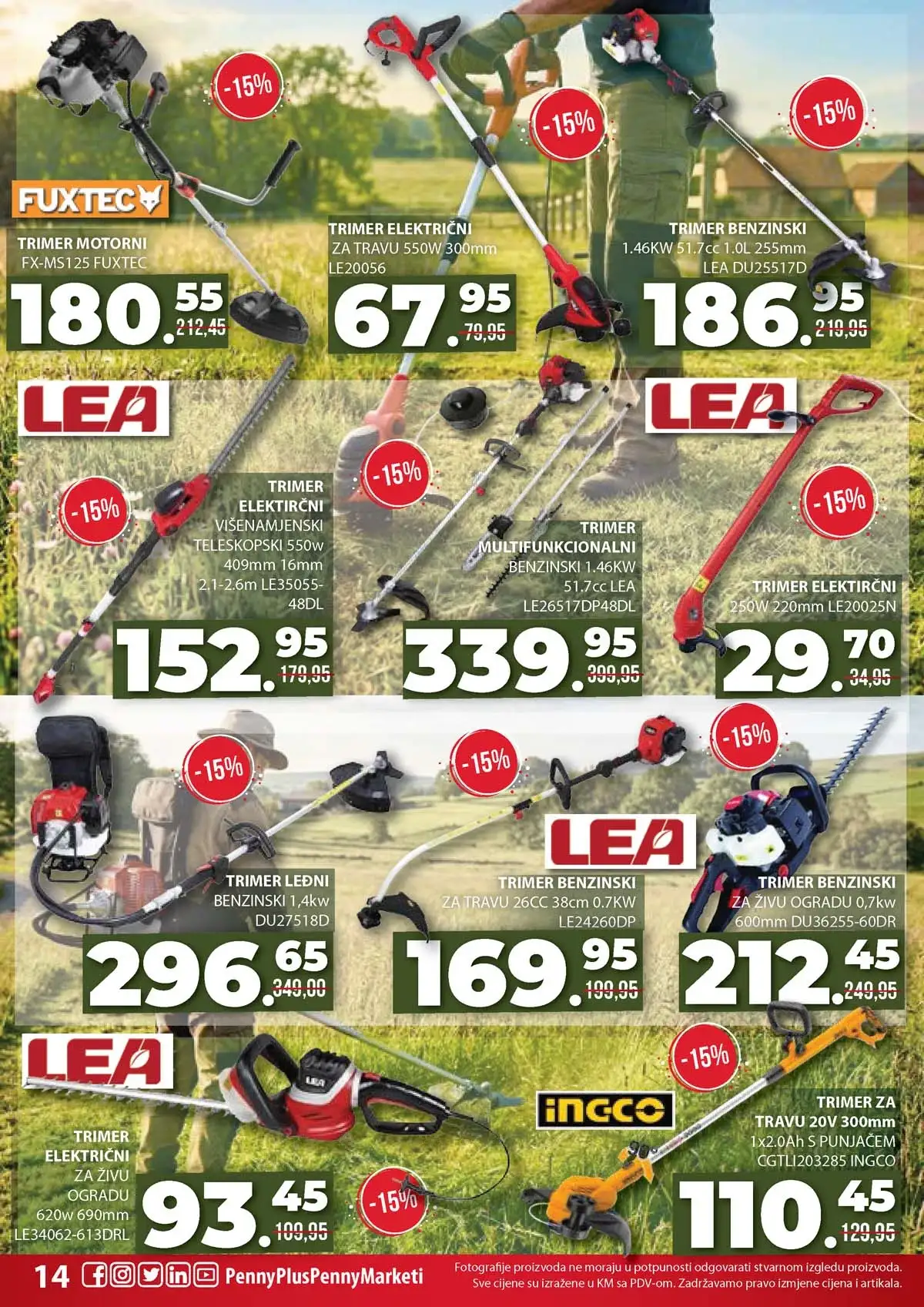 Penny Plus katalog Vaš izbor za savršen vrt – završna strana kataloga Penny Plus katalog Vaš izbor za savršen vrt strana 10 – kompletna ponuda za baštu i vrt do 18. aprila 2026