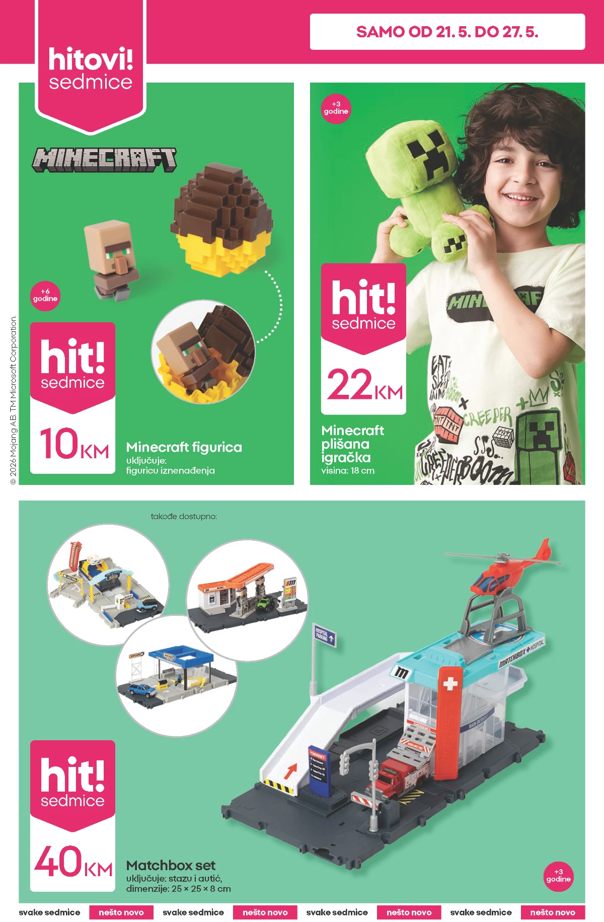 PEPCO SmileyWorld majice, šorcevi i dječiji ljetni kompleti akcija do 27.05.2026