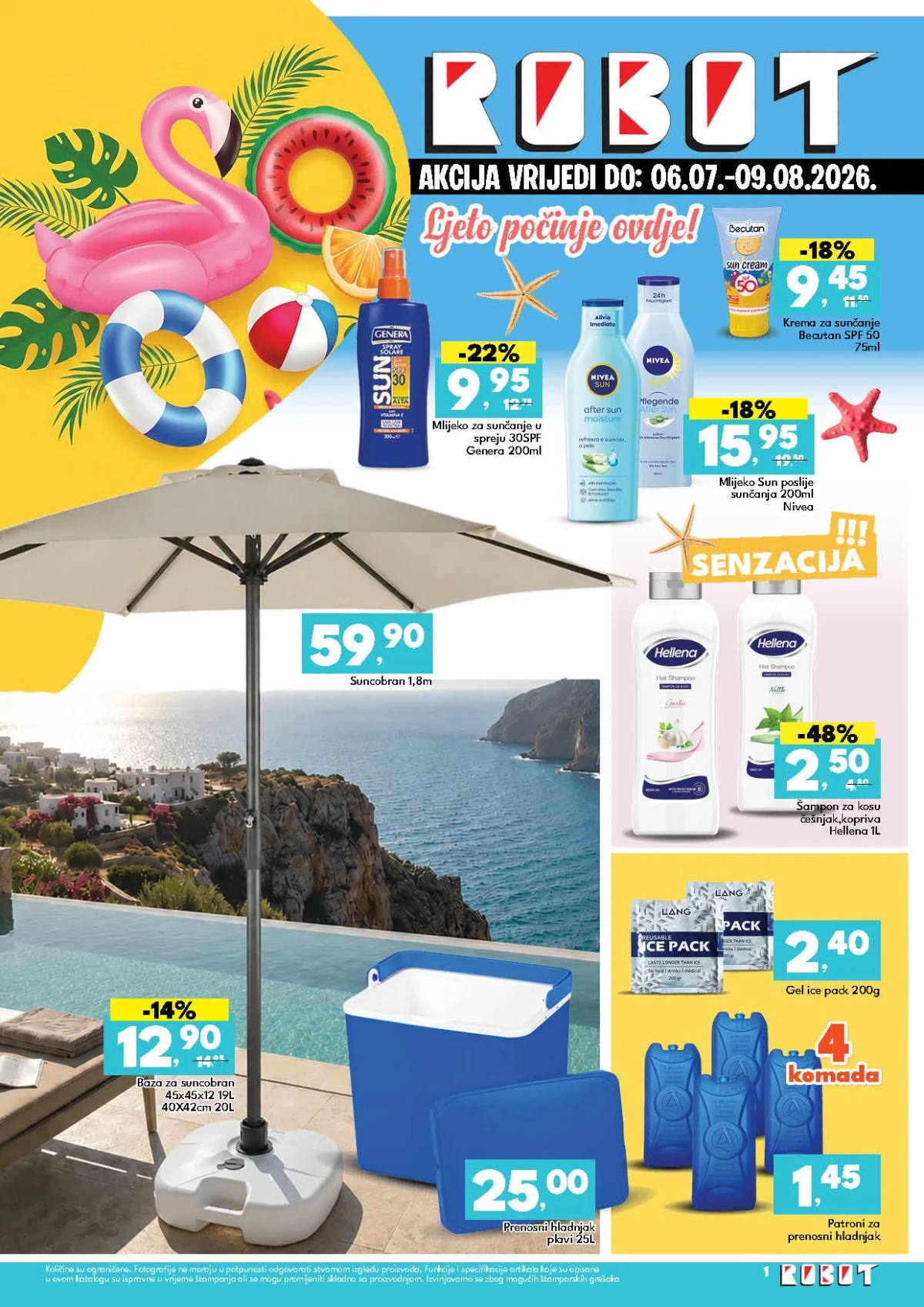 Robot ljetni katalog od 06.07. do 09.08.2026. donosi popuste do 55%