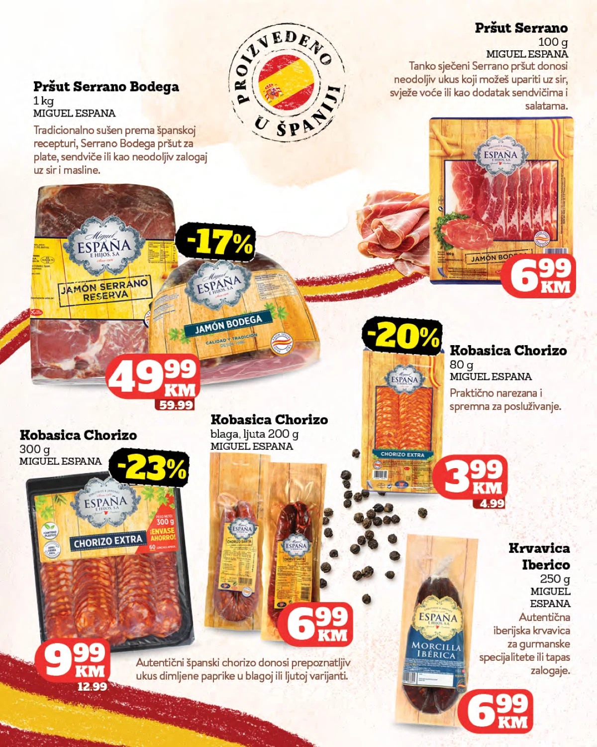 Moj Market katalog strana 4 – španski delikatesi i suhomesnati proizvodi