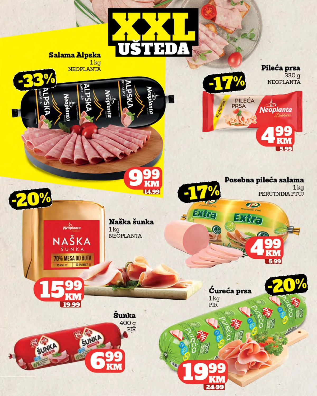 Moj Market katalog strana 6 – XXL ušteda na salamama i šunkama