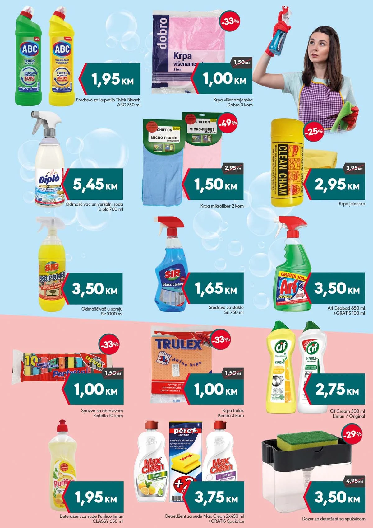 Mega Diskont akcija proljetno čišćenje proizvodi i popusti