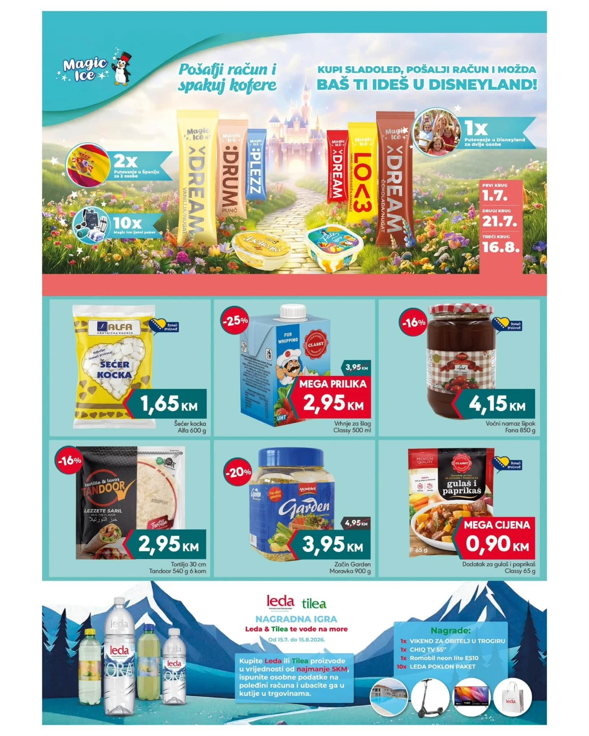 Mega Diskont katalog od 20. do 30.07.2026. – kafa, čajevi, sokovi, gazirana pića i napici na akciji